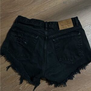 Vintage Calvin Klein Black Denim Cutoff Shorts